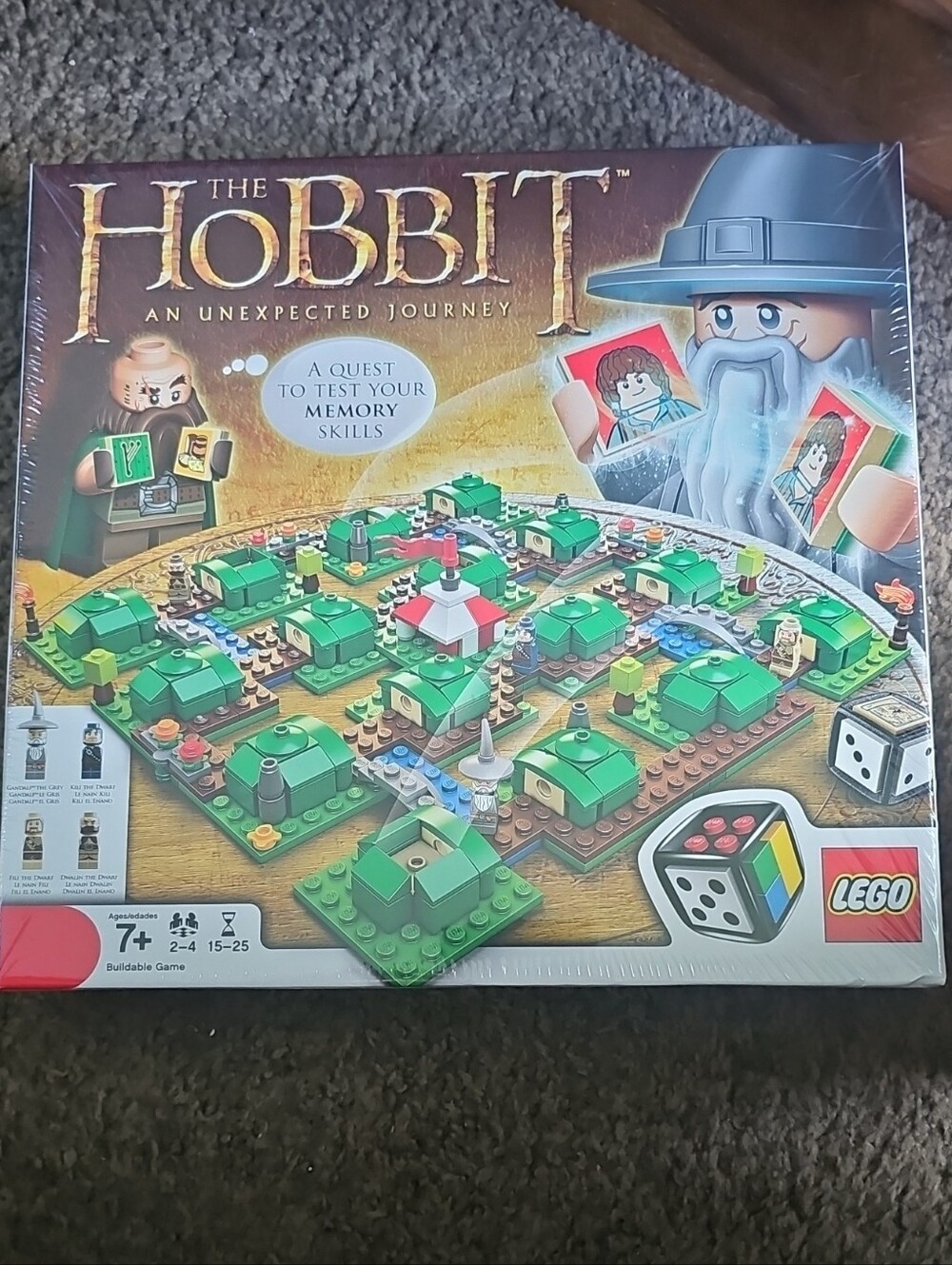 Lego 3920 - The Hobbit Board Game with Green Play Tiles